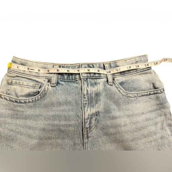 Talbots Wide Leg Crop Jeans Raw Hem Maui Wash, size 4 - Picture 14 of 16